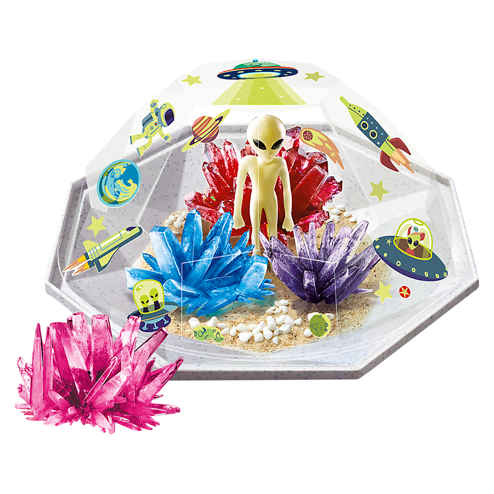 Alien Crystal Growing Terrarium