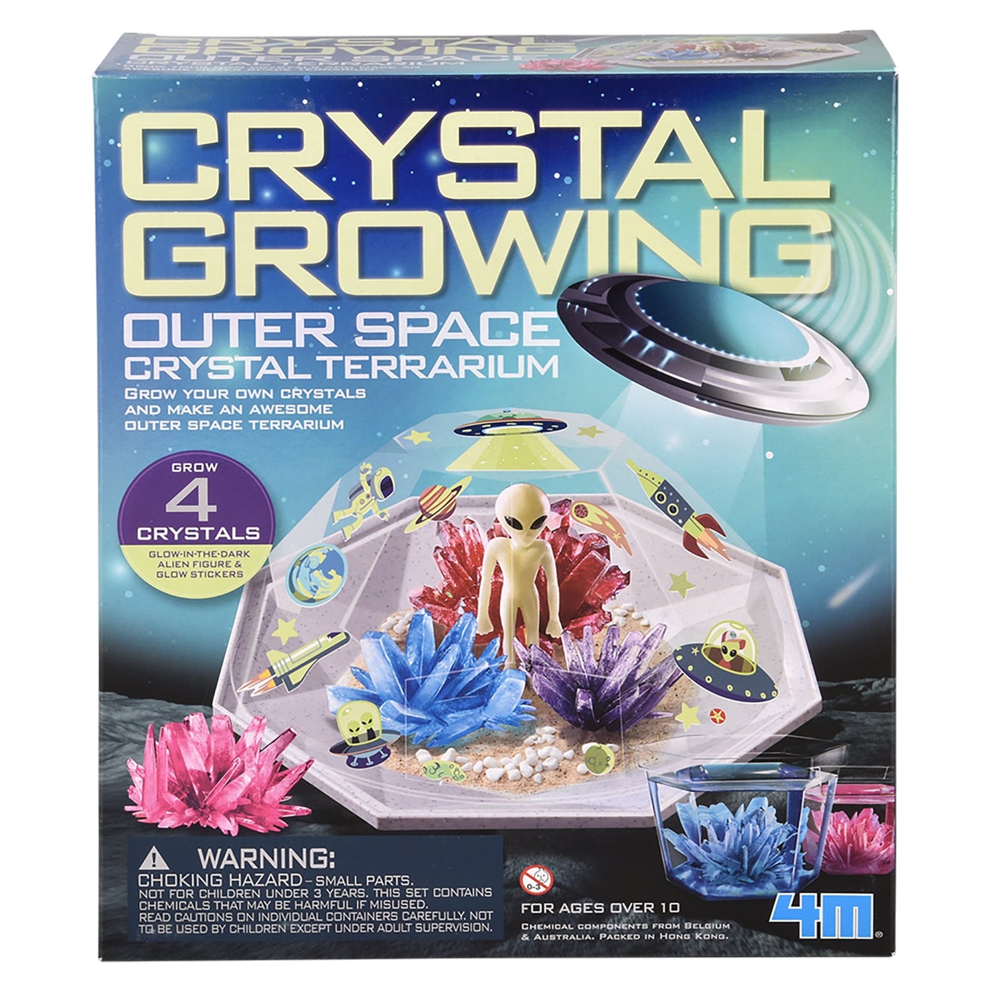 Alien Crystal Growing Terrarium