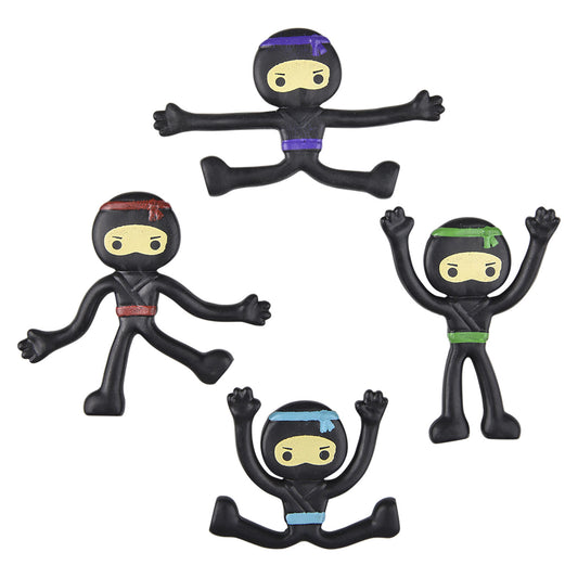 Mini Bendable Ninjas - 48 Count